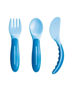 Mam Piatti E Posate-Set Posate Azzurro