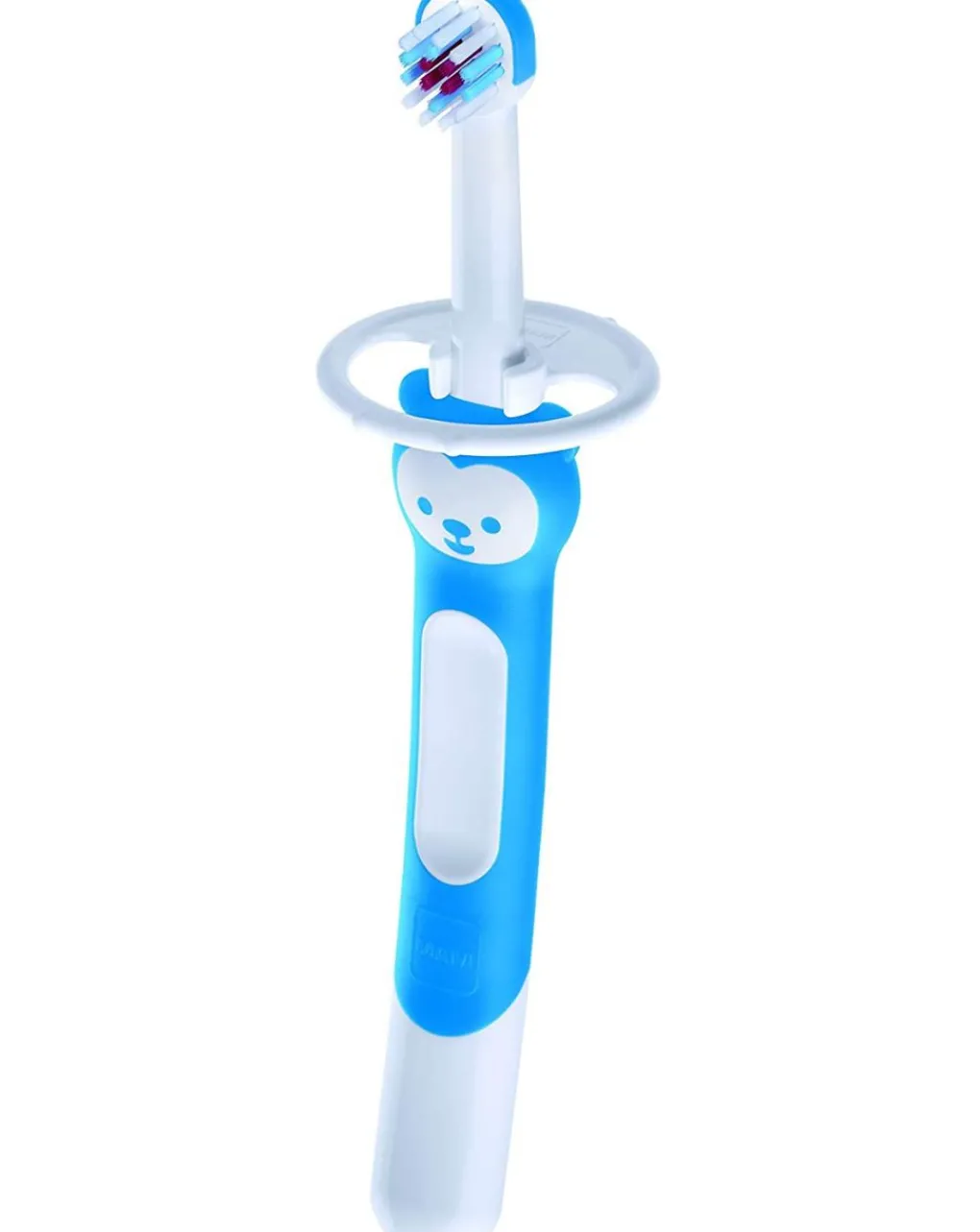 Mam Primi Dentini-Set Spazzolini Denti Bambini Con Manico Lungoda 5+ Mesiazzurro
