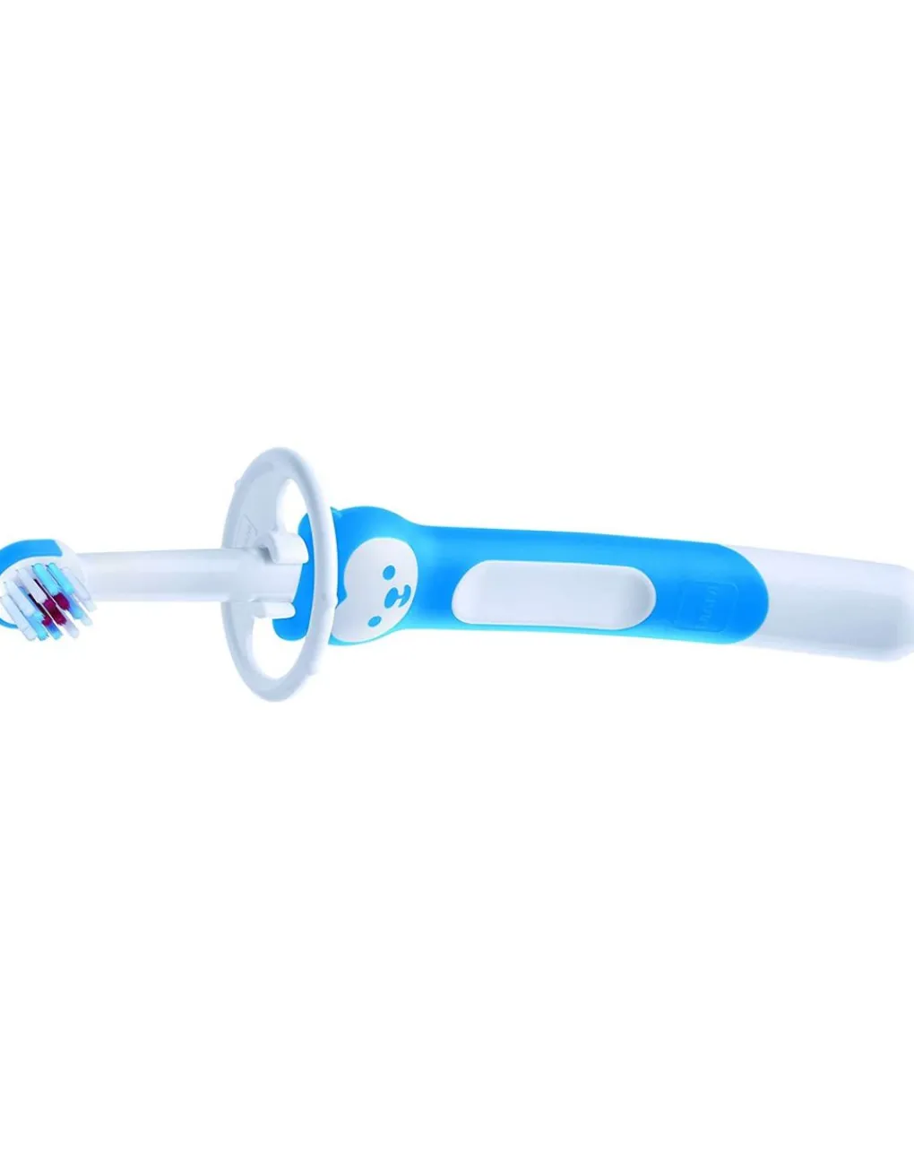 Mam Primi Dentini-Set Spazzolini Denti Bambini Con Manico Lungoda 5+ Mesiazzurro