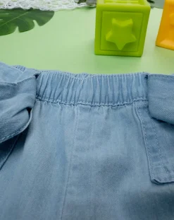 Prenatal Jeans Pantaloni E Salopette-Short Chambray Bimba 