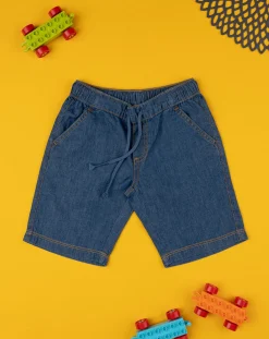 Prenatal Jeans Pantaloni E Salopette-Short Chambray Bimbo Denim