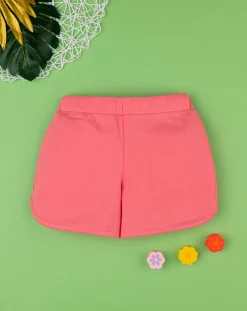 Prenatal Jeans Pantaloni E Salopette-Short French Terry Bimba Rosa