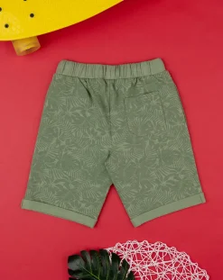 Prenatal Jeans Pantaloni E Salopette-Short French Terry Bimbo Verde