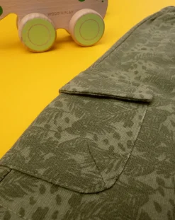 Prenatal Jeans Pantaloni E Salopette-Short French Terry Bimbo Verdi
