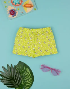Prenatal Jeans Pantaloni E Salopette-Short Jersey Bimba Verde