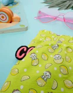 Prenatal Jeans Pantaloni E Salopette-Short Jersey Bimba Verde