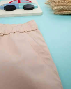 Prenatal Jeans Pantaloni E Salopette-Short Popeline Bimbo Beige