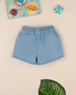 Prenatal Jeans Pantaloni E Salopette-Shorts Bambina Chambray