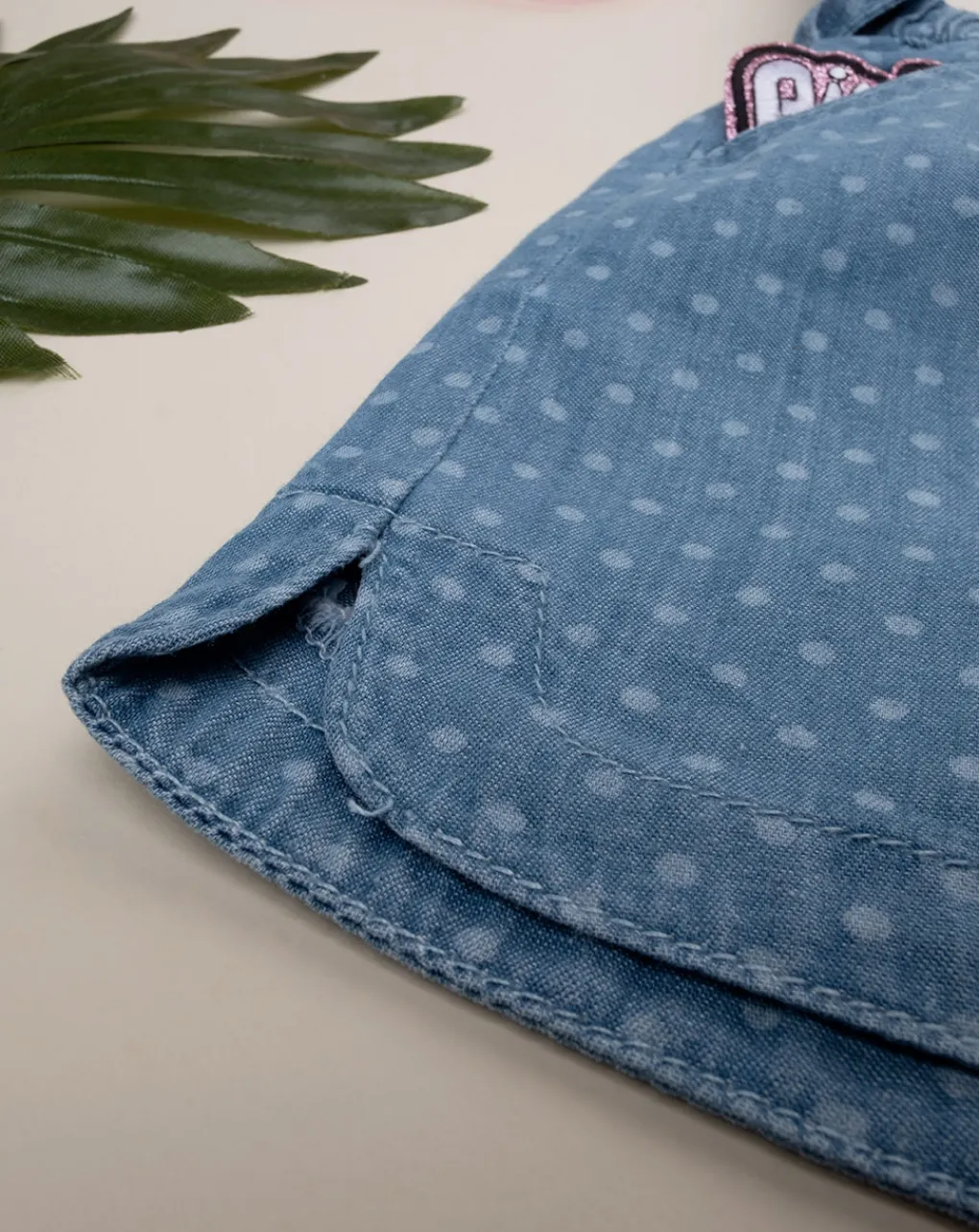 Prenatal Jeans Pantaloni E Salopette-Shorts Bambina Chambray Allover