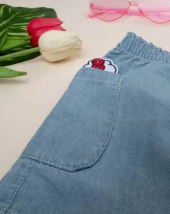 Prenatal Jeans Pantaloni E Salopette-Shorts Bambina Denim Basic