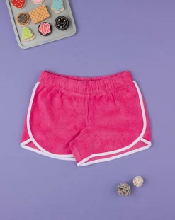 Prenatal Jeans Pantaloni E Salopette-Shorts Bambina In Spugna Fucsia