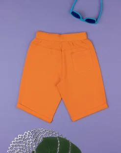 Prenatal Jeans Pantaloni E Salopette-Shorts Bambino Arancione Con Stampa