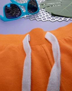 Prenatal Jeans Pantaloni E Salopette-Shorts Bambino Arancione Con Stampa