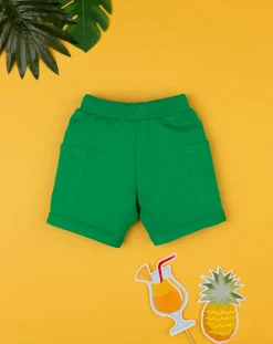 Prenatal Jeans Pantaloni E Salopette-Shorts Bambino Verde French Terry