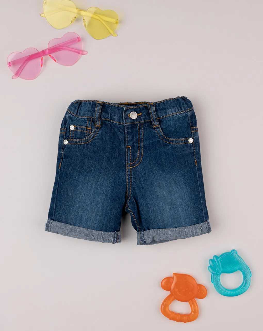 Prenatal Jeans Pantaloni E Salopette-Shorts Bermuda Bimbo Denim