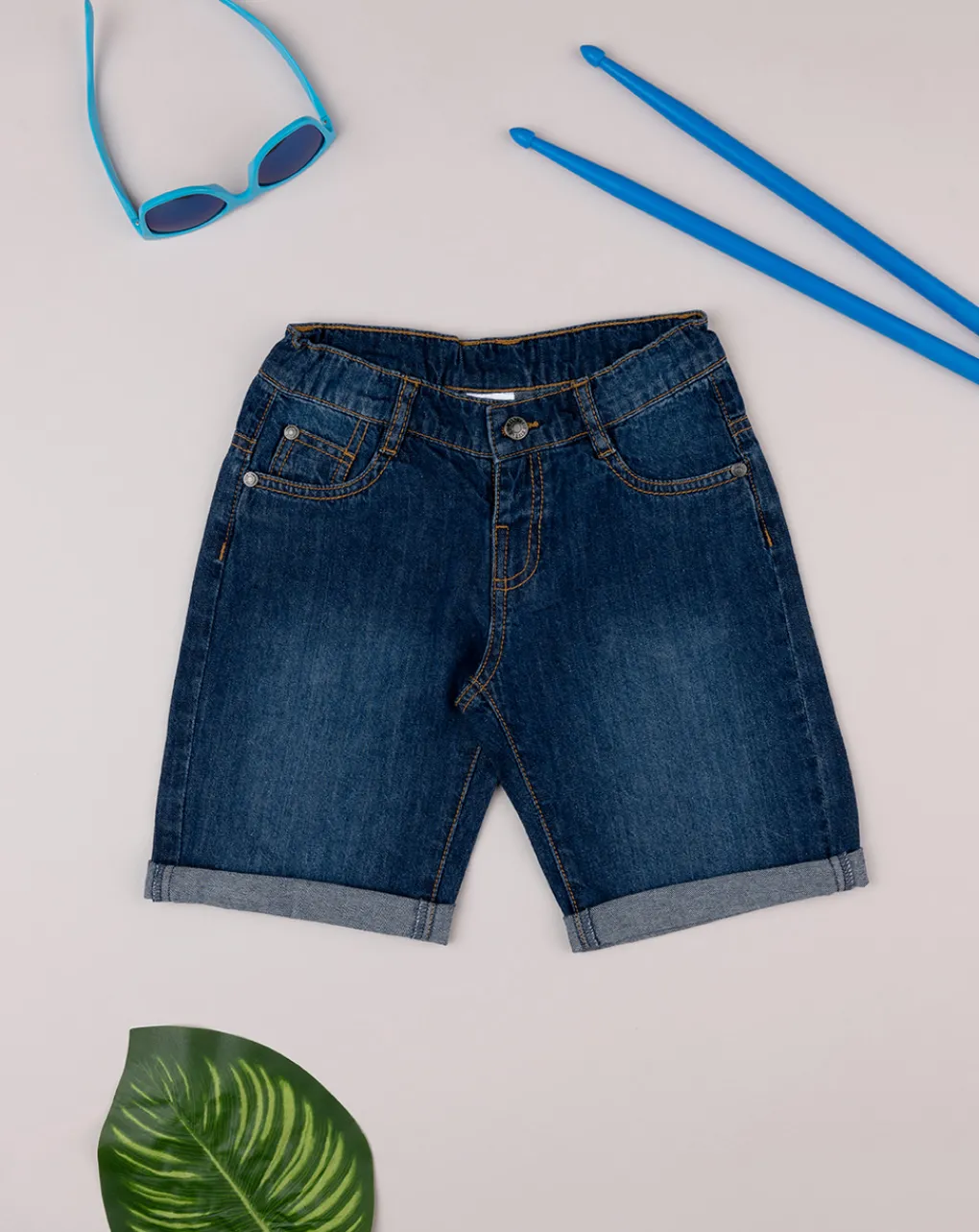 Prenatal Jeans Pantaloni E Salopette-Shorts Bermuda Bimbo Denim