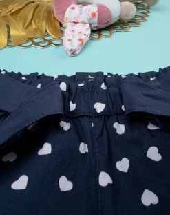 Prenatal Jeans Pantaloni E Salopette-Shorts Bimba Con Cintura Popeline Blu