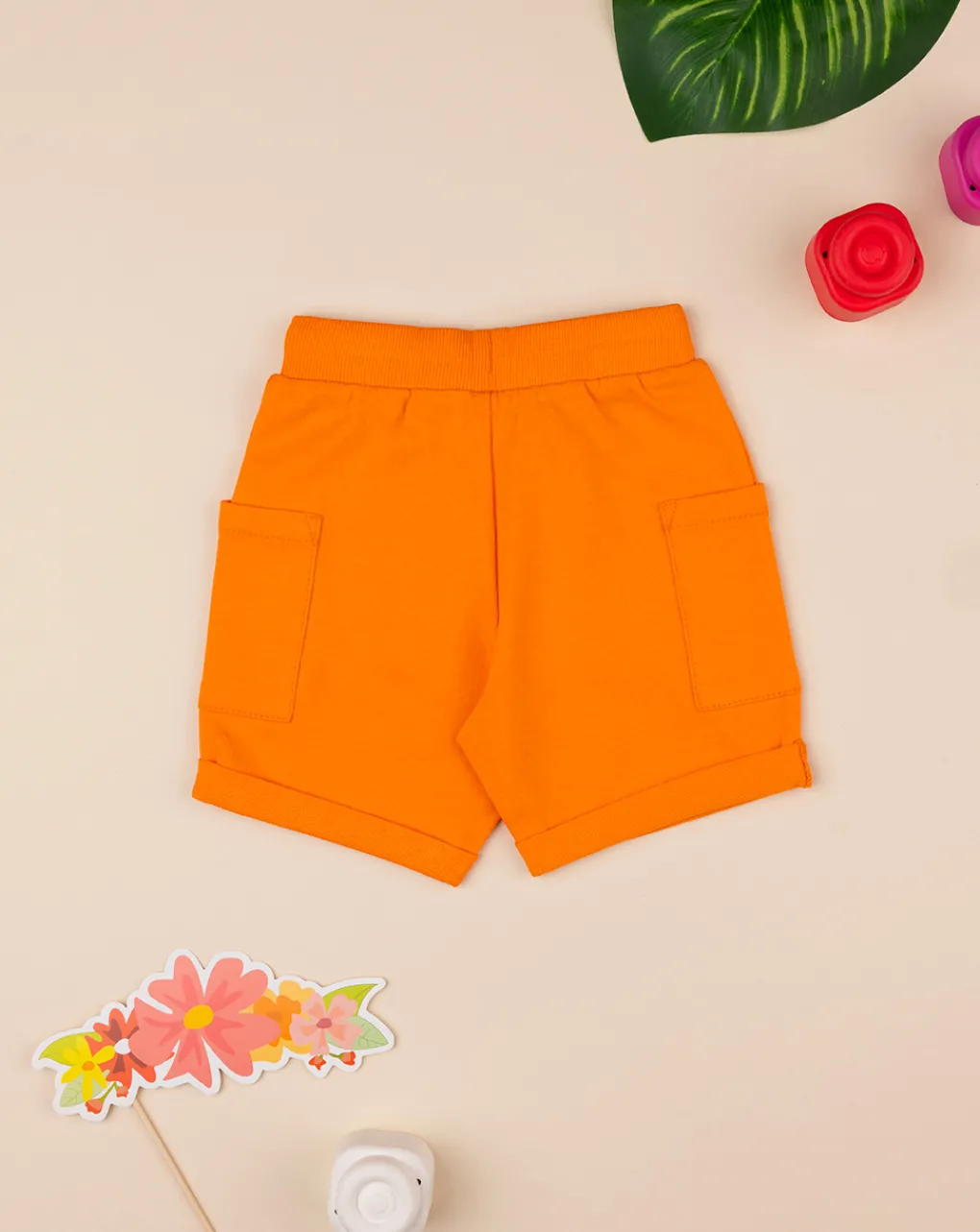 Prenatal Jeans Pantaloni E Salopette-Shorts Bimbo Arancione