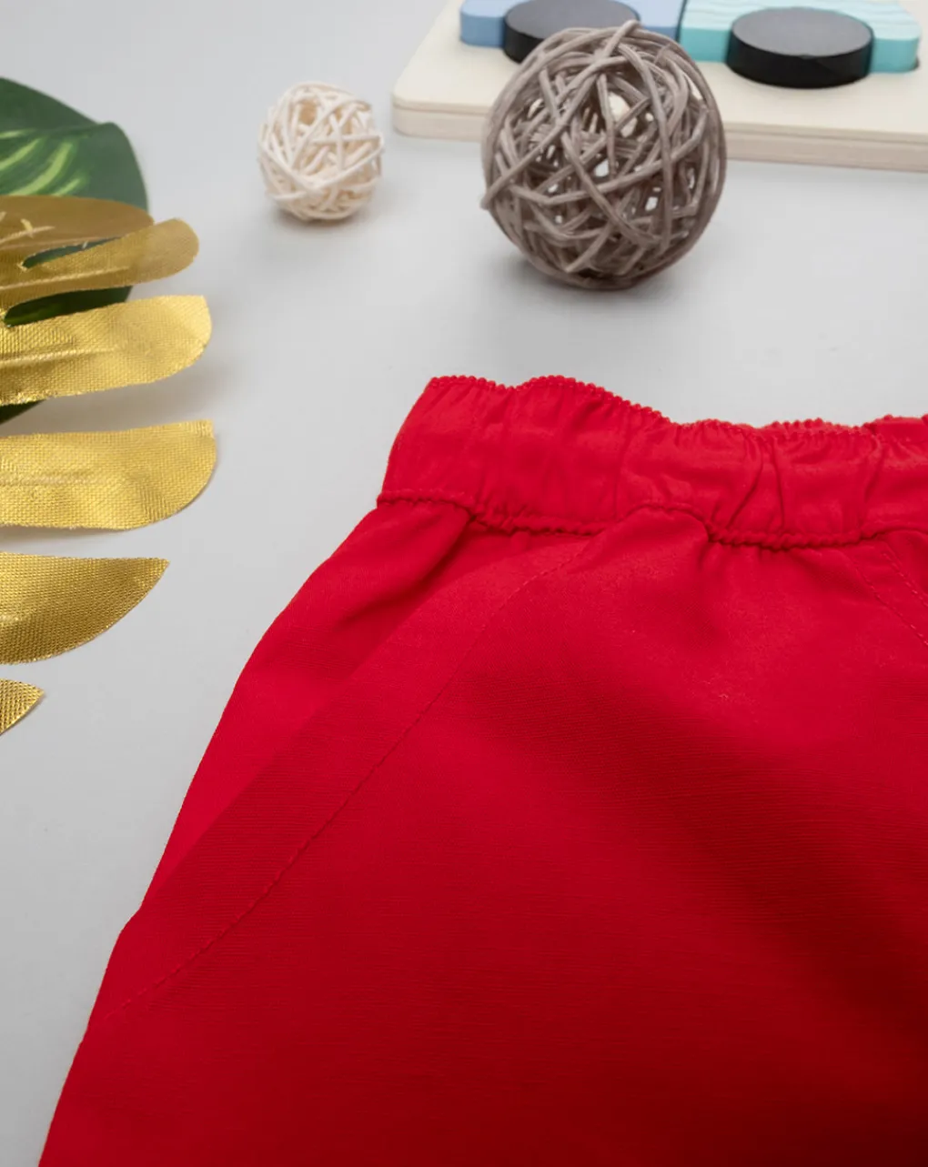Prenatal Jeans Pantaloni E Salopette-Shorts Bimbo Basic Rosso