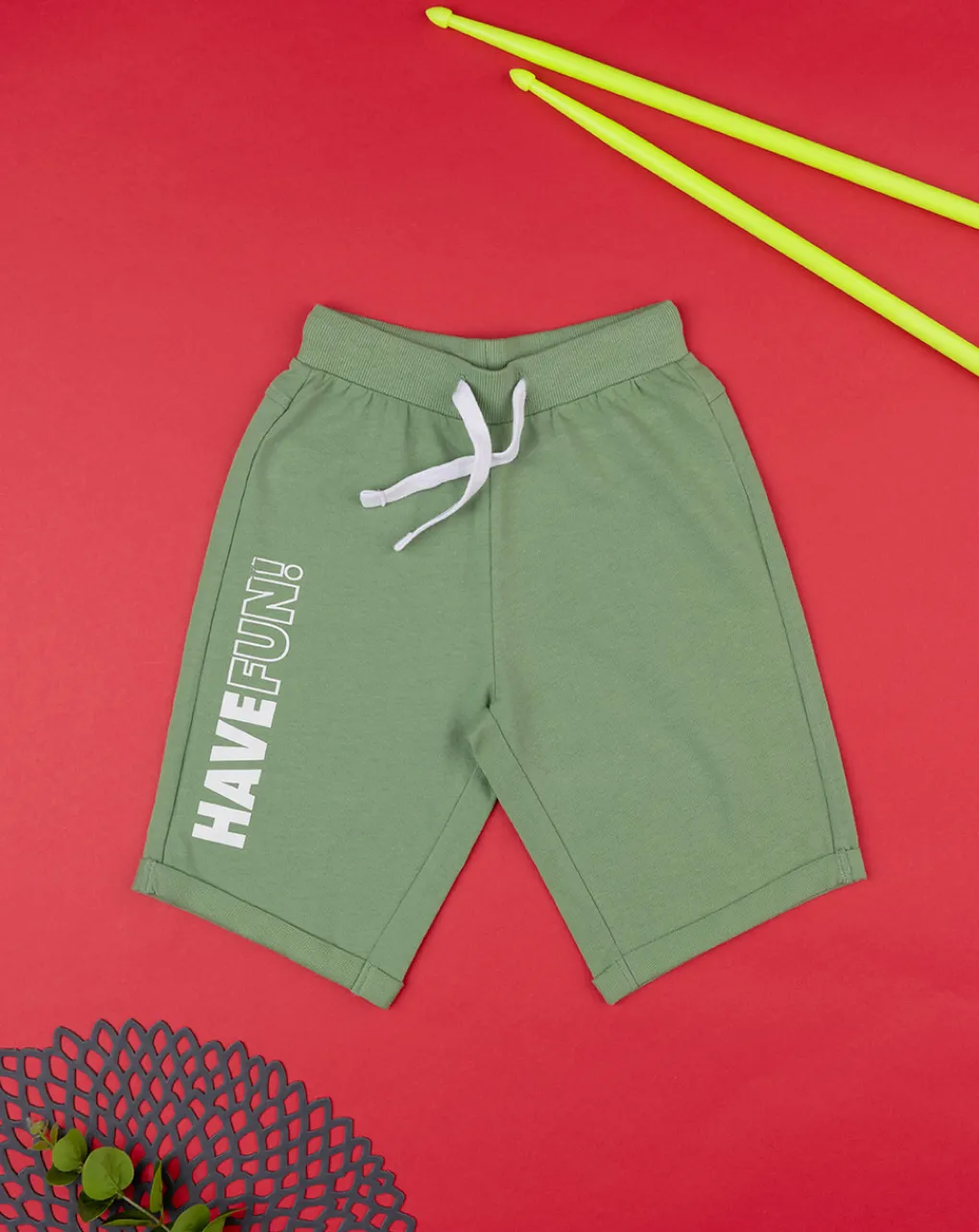 Prenatal Jeans Pantaloni E Salopette-Shorts Bimbo Verde