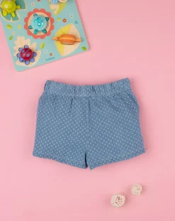 Prenatal Jeans Pantaloni E Salopette-Shorts Chambray Bimba Blu Denim