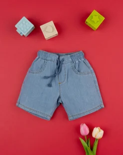 Prenatal Jeans Pantaloni E Salopette-Shorts Chambray Bimbo Denim
