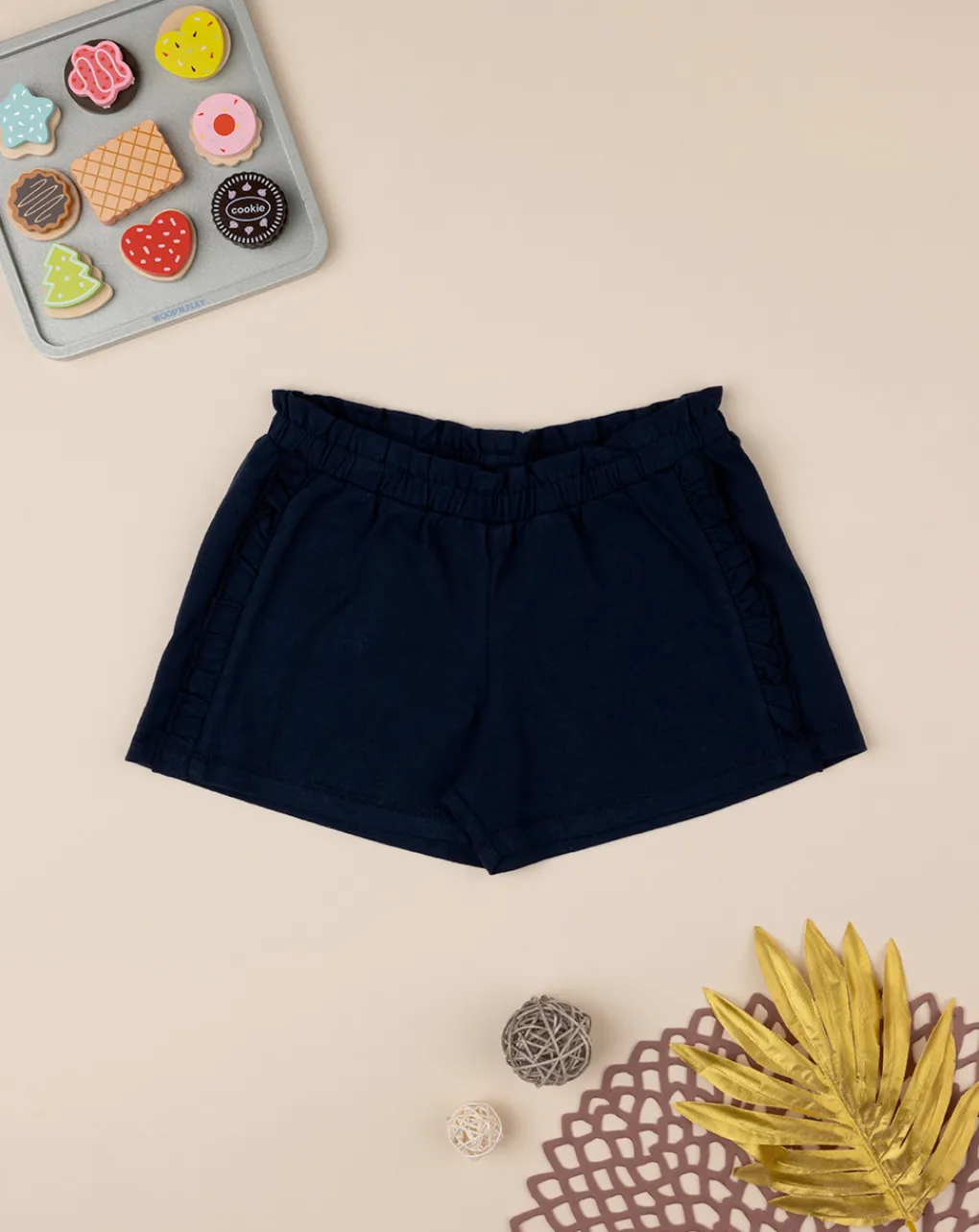 Prenatal Jeans Pantaloni E Salopette-Shorts Jersey Bimba Blu