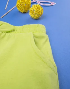 Prenatal Jeans Pantaloni E Salopette-Shorts Jersey Bimba Verde
