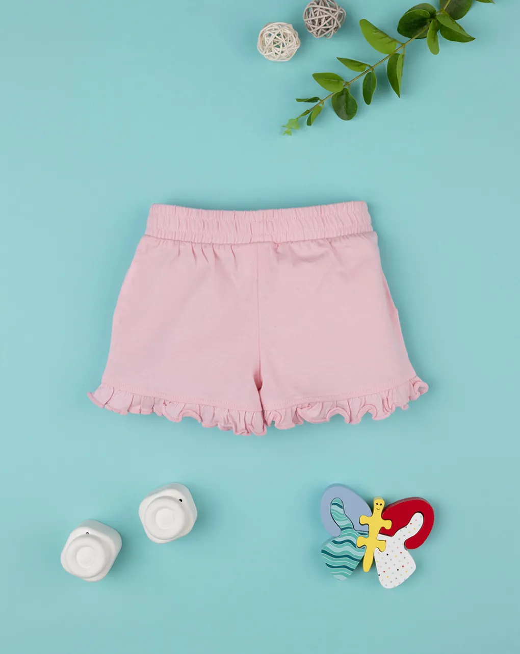 Prenatal Jeans Pantaloni E Salopette-Shorts Rosa Bimba Jersey