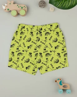 Prenatal Jeans Pantaloni E Salopette-Shorts Verde Bambino Con Stampa Allover