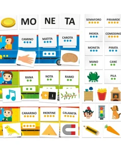 Headu Giochi Didattici-Sillabando. Tre Giochi Per Imparare A Leggere E Scrivere Con La Divisione In Sillabe 3/6 Anni -