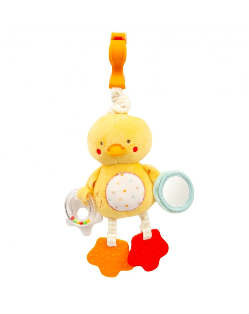 Baby Smile Pupazzi Peluche E Dou Dou-Soft Toys - Sonaglino Con Clip? Papera