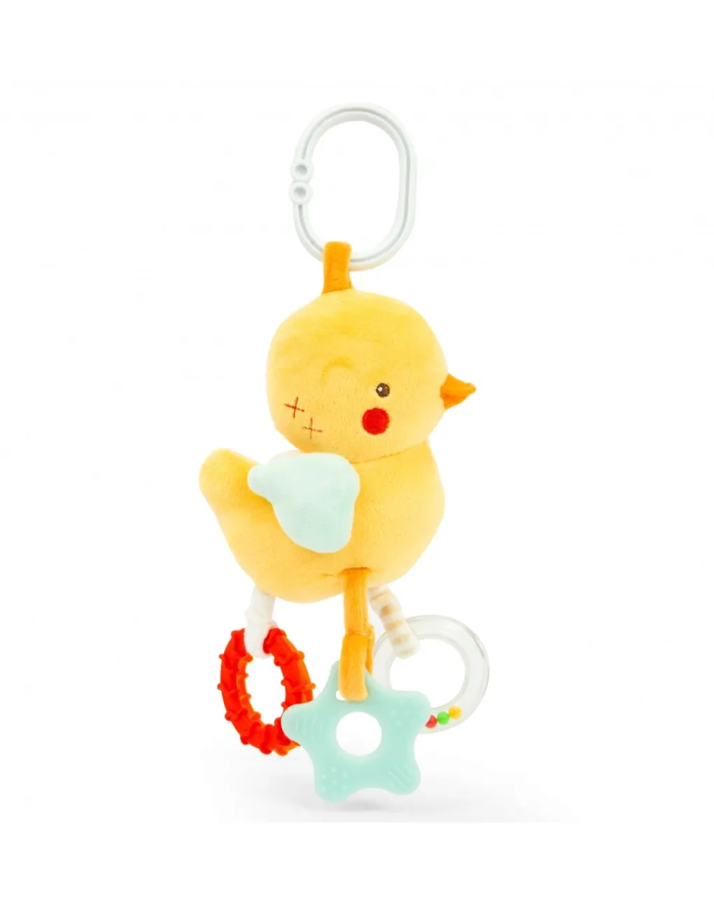 Baby Smile Pupazzi Peluche E Dou Dou-Soft Toys - Sonaglino Con Anello Papera