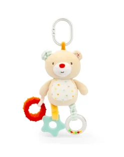 Baby Smile Pupazzi Peluche E Dou Dou-Soft Toys - Sonaglino Con Anello Orsetto