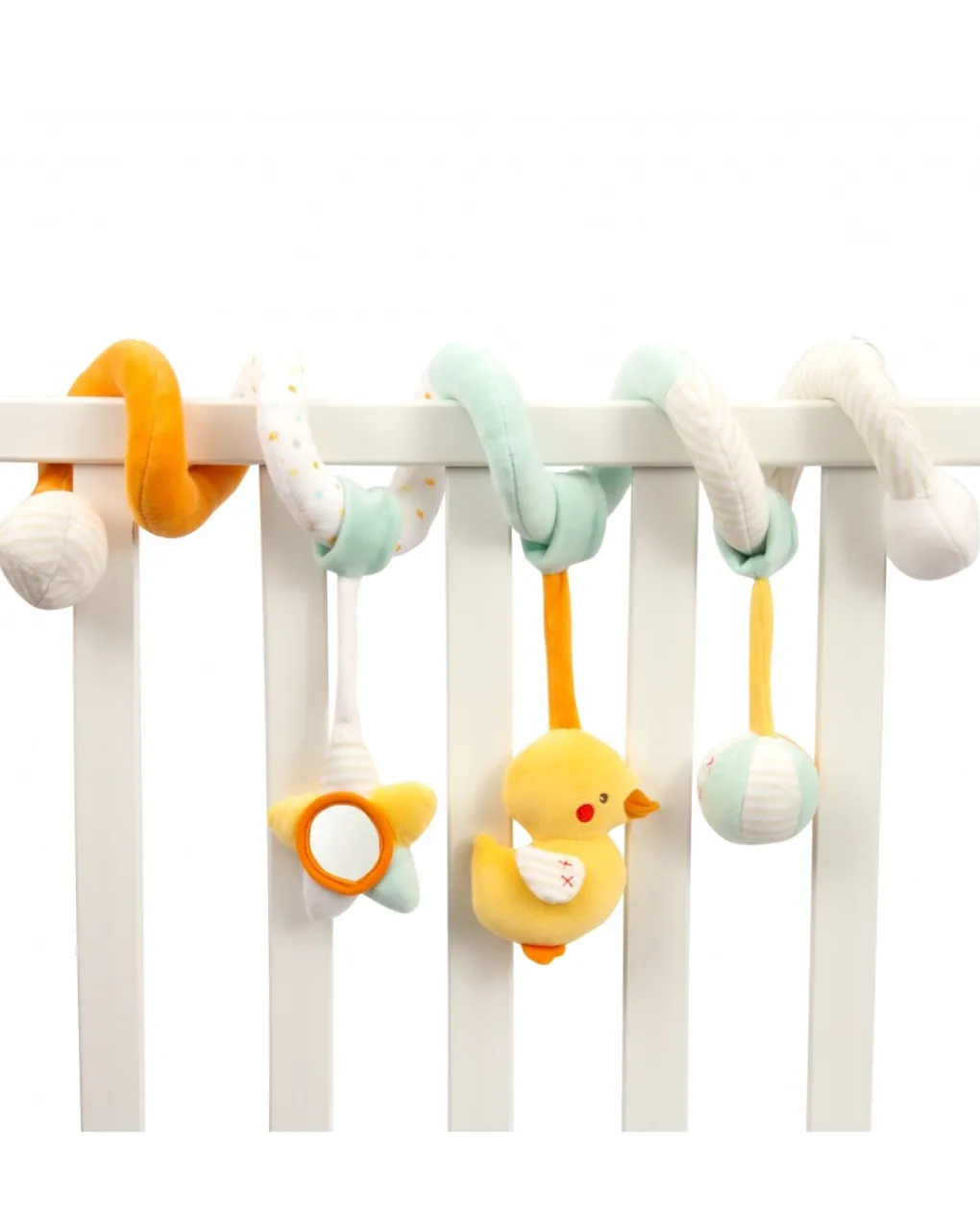 Baby Smile Giochi Da Passeggio-Soft Toys - Spirale Passeggino Papera