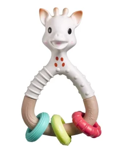 SOPHIE LA GIRAFE Sonaglini E Trillini-Sonaglio Natur’Rings So’Pure (Materiale 100% Naturale) - Vulli
