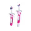 Mam Primi Dentini-Spazzolini Per Bambini Learn To Brush Set - Rosa