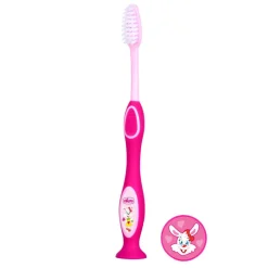 Chicco Primi Dentini-Spazzolino Rosa 36M+