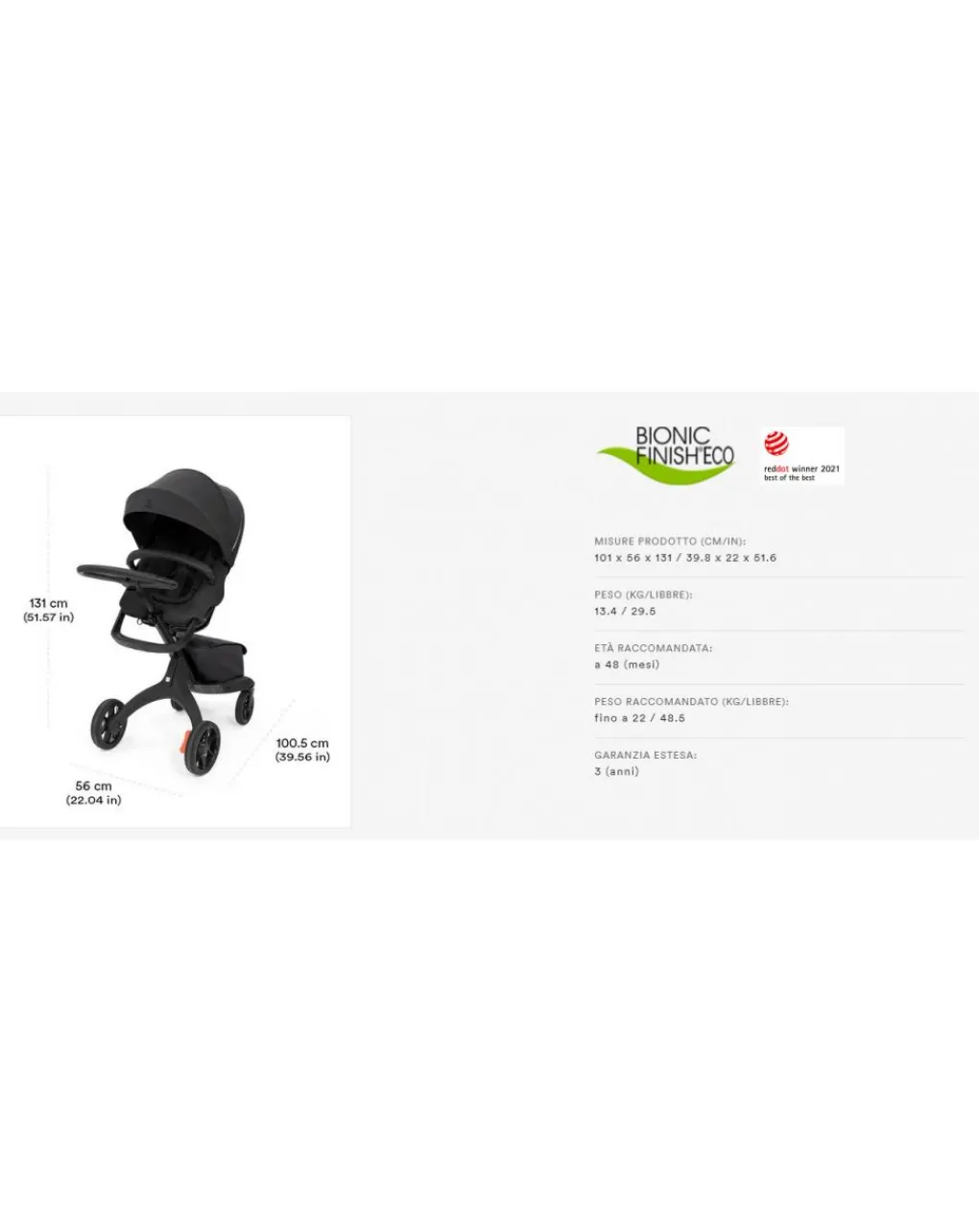 Stokke Trio E Duo-? - Passeggino Xplory? X Ruby Red