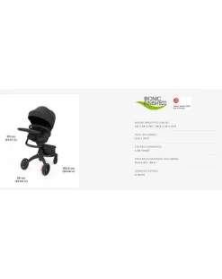 Stokke Trio E Duo-? - Passeggino Xplory? X Rich Black