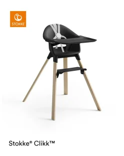 Stokke Seggioloni Pappa-? Clikk? High Chair - Black Natural
