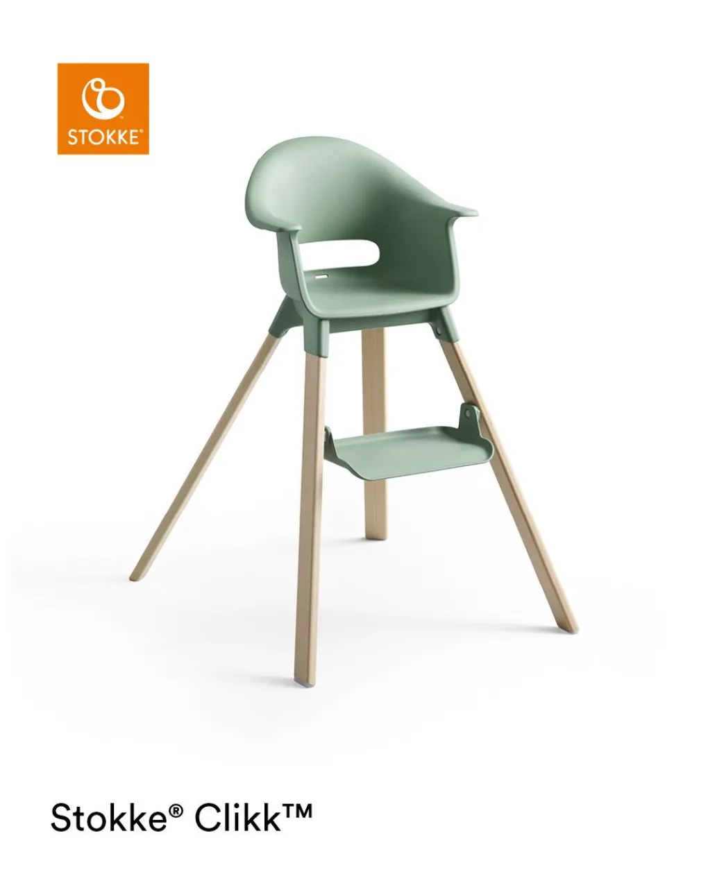 Stokke Seggioloni Pappa-? Clikk? High Chair - Clover Green
