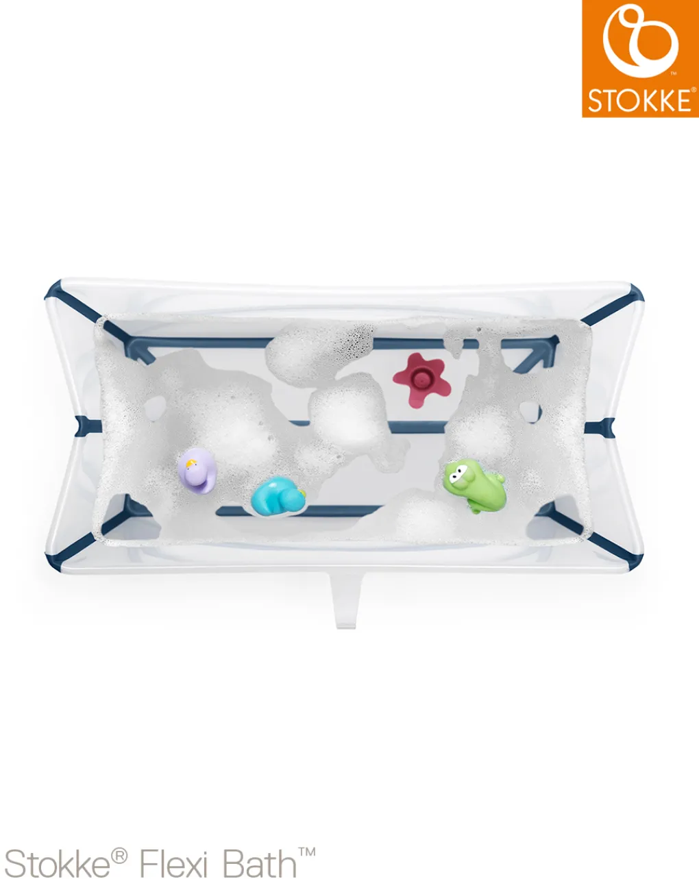 Stokke Vaschette E Accessori-? Flexi Bath? - Trasparent Blue