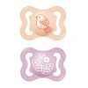 Mam Succhietti-Succhietti Air 2-6M Silicone Conf. Doppia Bianco/Rosa