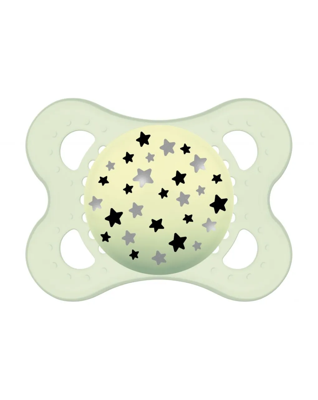 Mam Succhietti-Succhietti Night 2-6M Silicone 2Pz Neutro