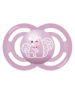 Mam Succhietti-Succhietti Perfect 6+M Silicone Conf. Singola Rosa