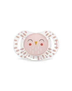 Suavinex Succhietti-Succhietto Bonhomia Con Tettina Sx Pro 18 Mesi Decoro Piuma Rosa -