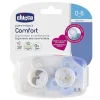 Chicco Succhietti-Succhietto Comfort Bimbo Silicone 0-6M 2 Pezzi