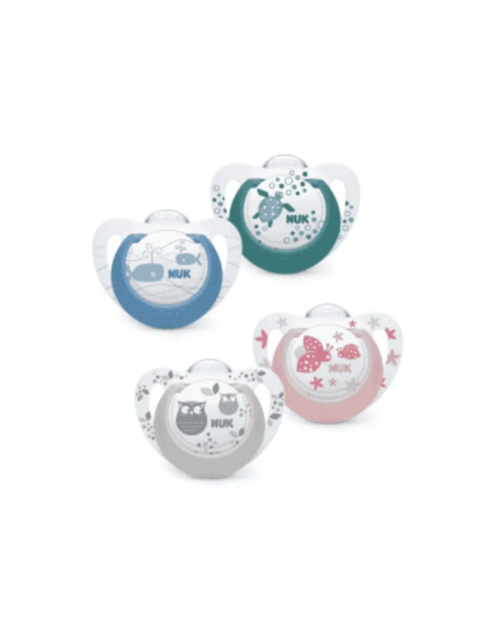 Nuk Succhietti-Succhietto Genius Color Silicone 18-36 M 2 Pz