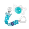Chicco Succhietti-Succhietto In Silicone Micro + Clip 0-2 Mesi Azzurro